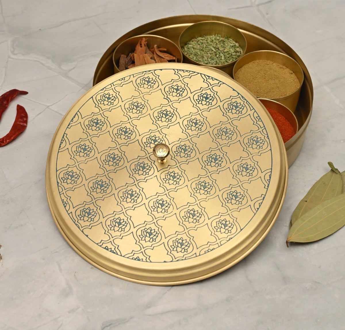 Lotus themed masala dabo